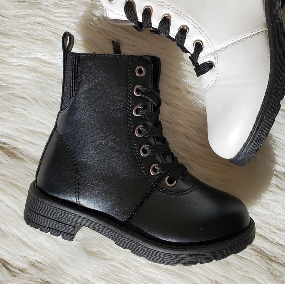 Black Combat Boots - Picture 2 of 2